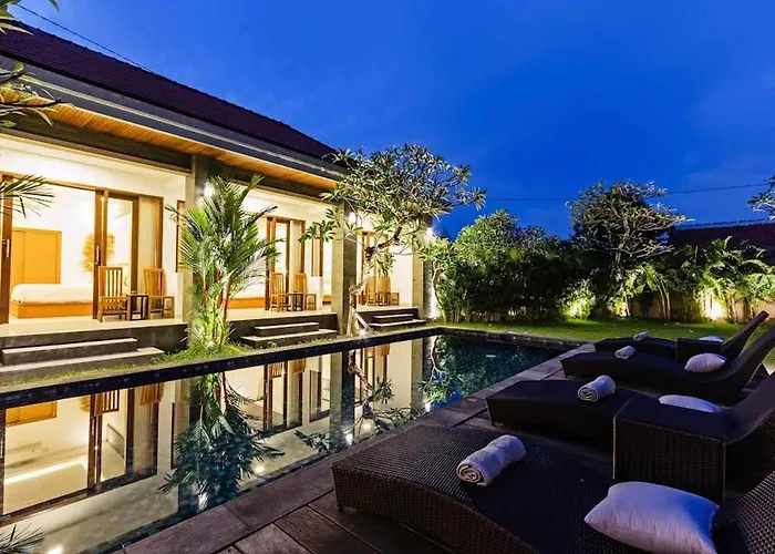 Aruna Batu Bolong Beauty 5 Bed Air/con Living Villa Canggu