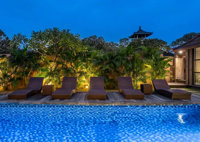 Villa Aruna Batu Bolong Beauty 5 Bed Air/con Living *